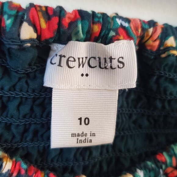 Crewcuts Girls Floral Smocked Long Sleeve Dress - Size 10 | Boho Fit & Flare Sty - Picture 3 of 10